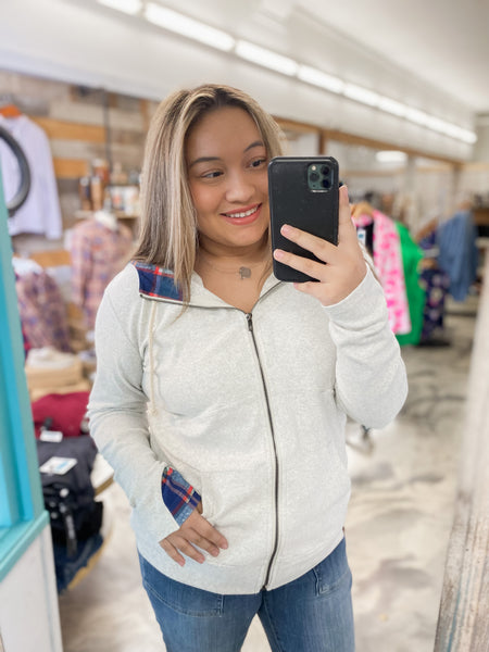 Ampersand Ave FullZip Merry & Bright