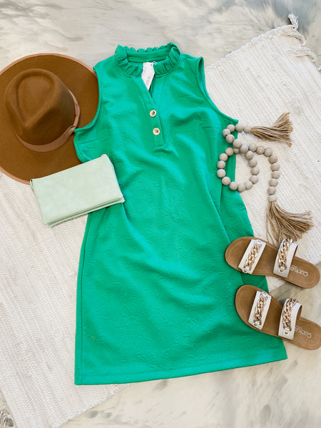 High Tide Emerald Pop Dress