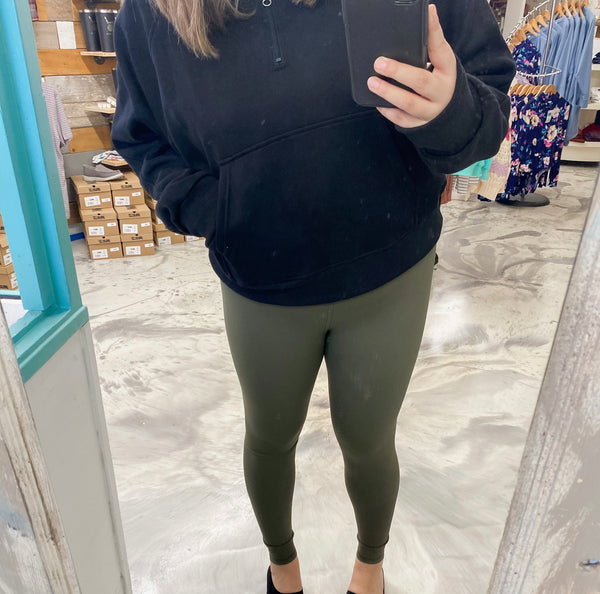 Olive High Waist Leggings