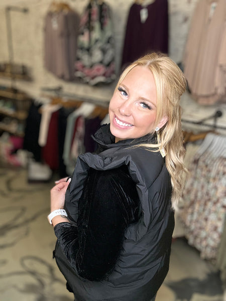 Flirty Girl Puffer Vest