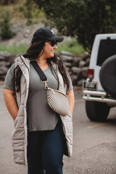 Michelle Mae Harlow Vest in Latte