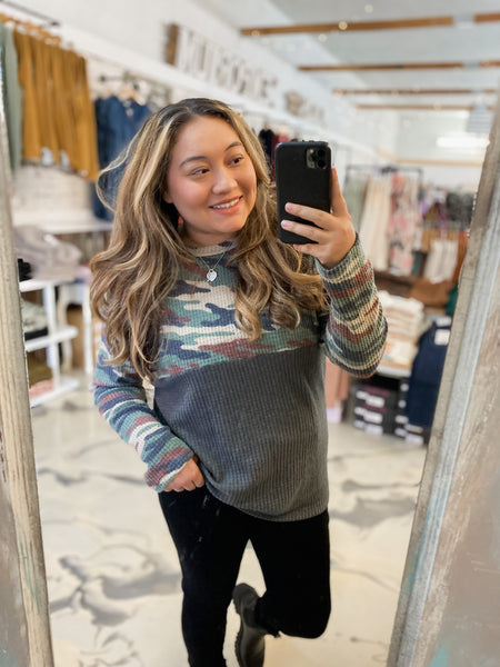 Camo Colorblock