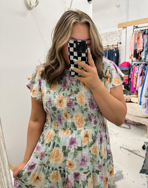 A Florance Summer Midi Dress