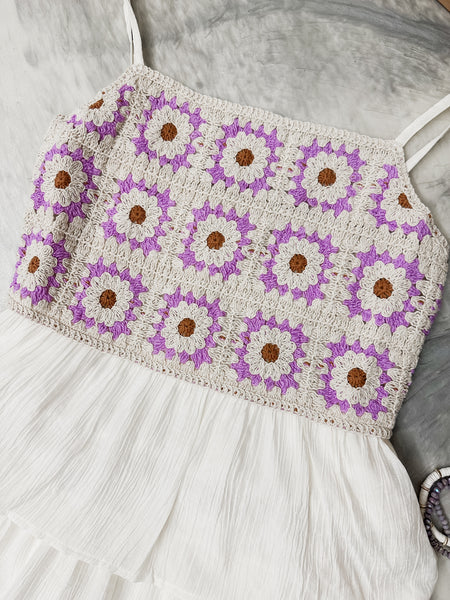 Time Tells All Crochet Dress