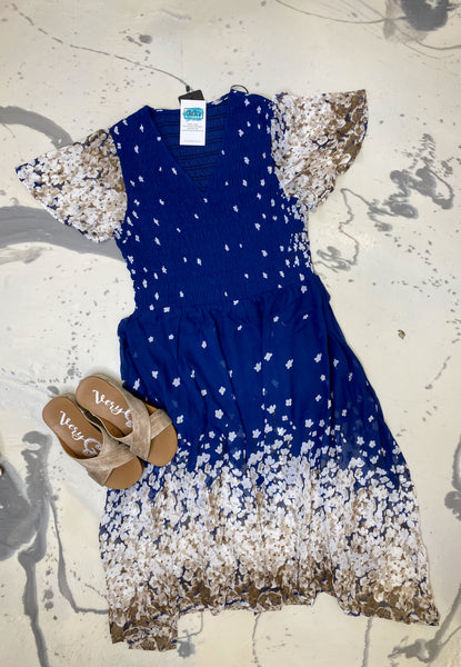 Salute to the Smocked Navy Dress