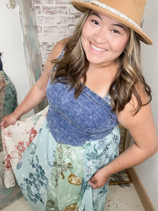 Take me Dancing Denim Maxi
