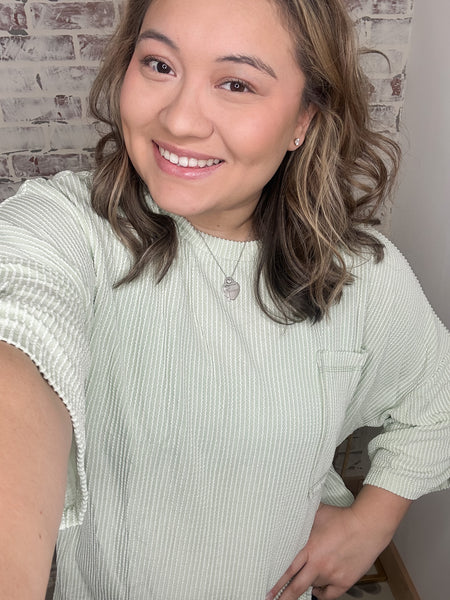 Oversized Corded Knit Roll