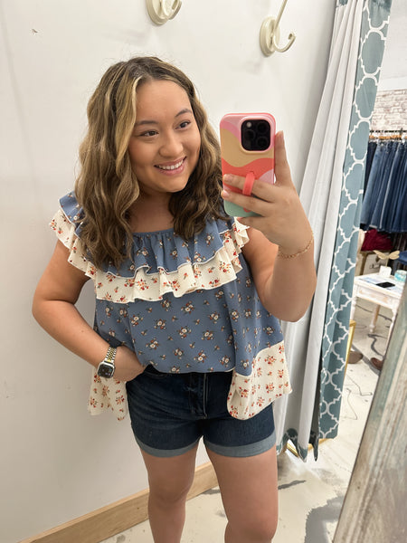 Judy Blue HW Tummy Control Cool Denim Shorts