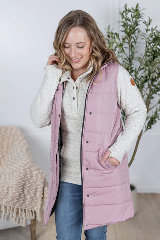 Michelle Mae Harlow Vest in Blush