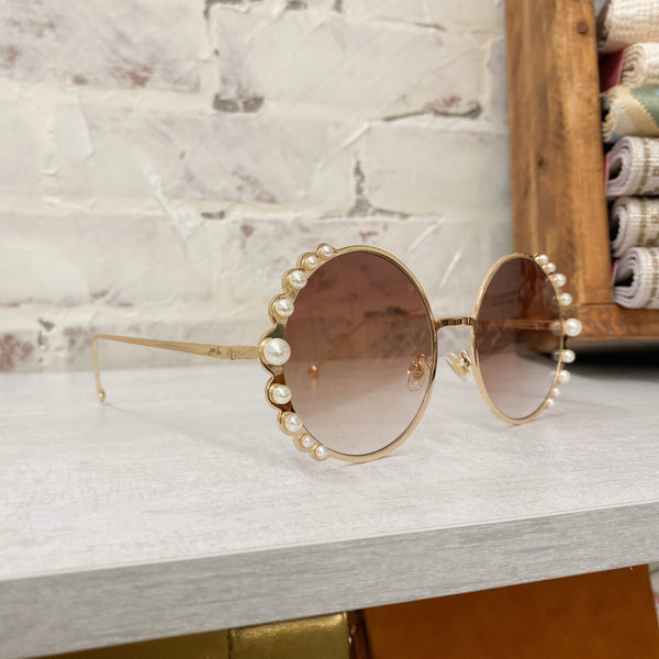 Fierce & Flirty Pearl Sunglasses