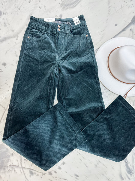 Judy Blue HW Emerald Corduroy