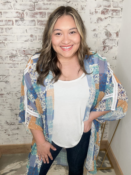Oversized Patchwork Kimono