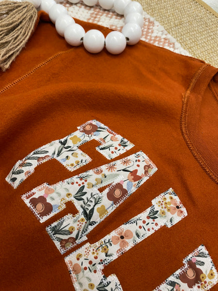 Fall Inverted Sweatshirt