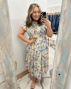 A Florance Summer Midi Dress