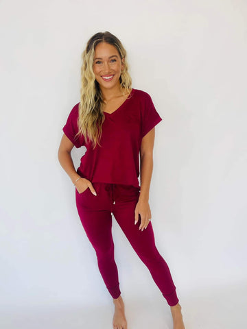 Kristie V-neck Lounge Set PREORDER