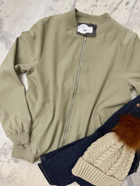 Ampersand Ave Sage Green Bomber