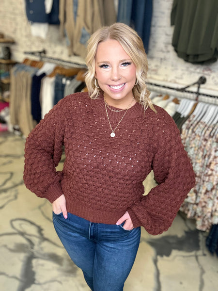 POL Branded Bean Sweater