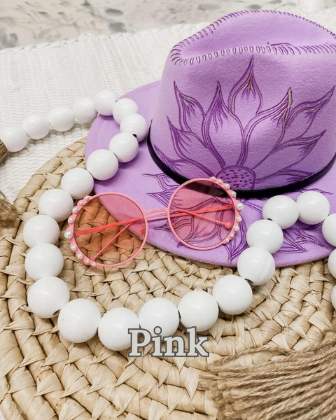 Fierce & Flirty Pearl Sunglasses