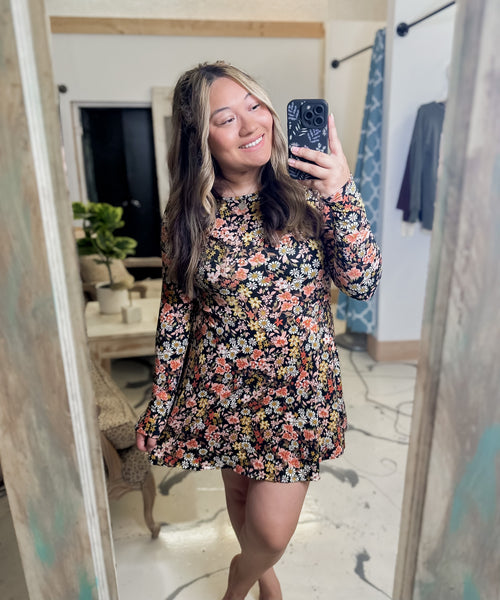 Retro Built In Shorts Dress