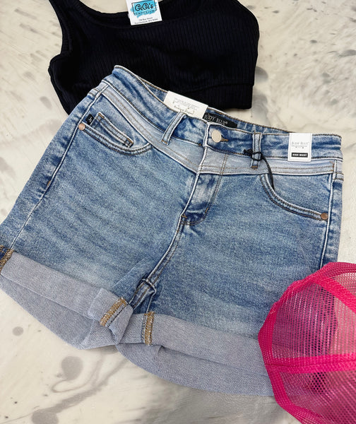 Judy Blue Western Yoke Shorts