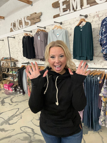 Ampersand Avenue DoubleHood Sweatshirt Night Shimmer
