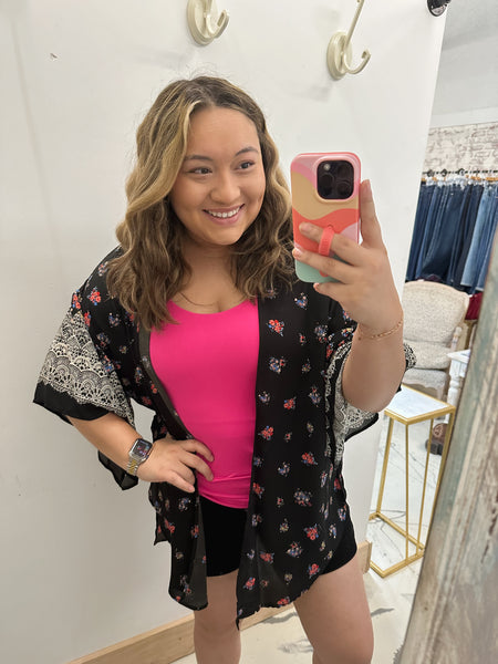 Bethany Boho Floral Kimono