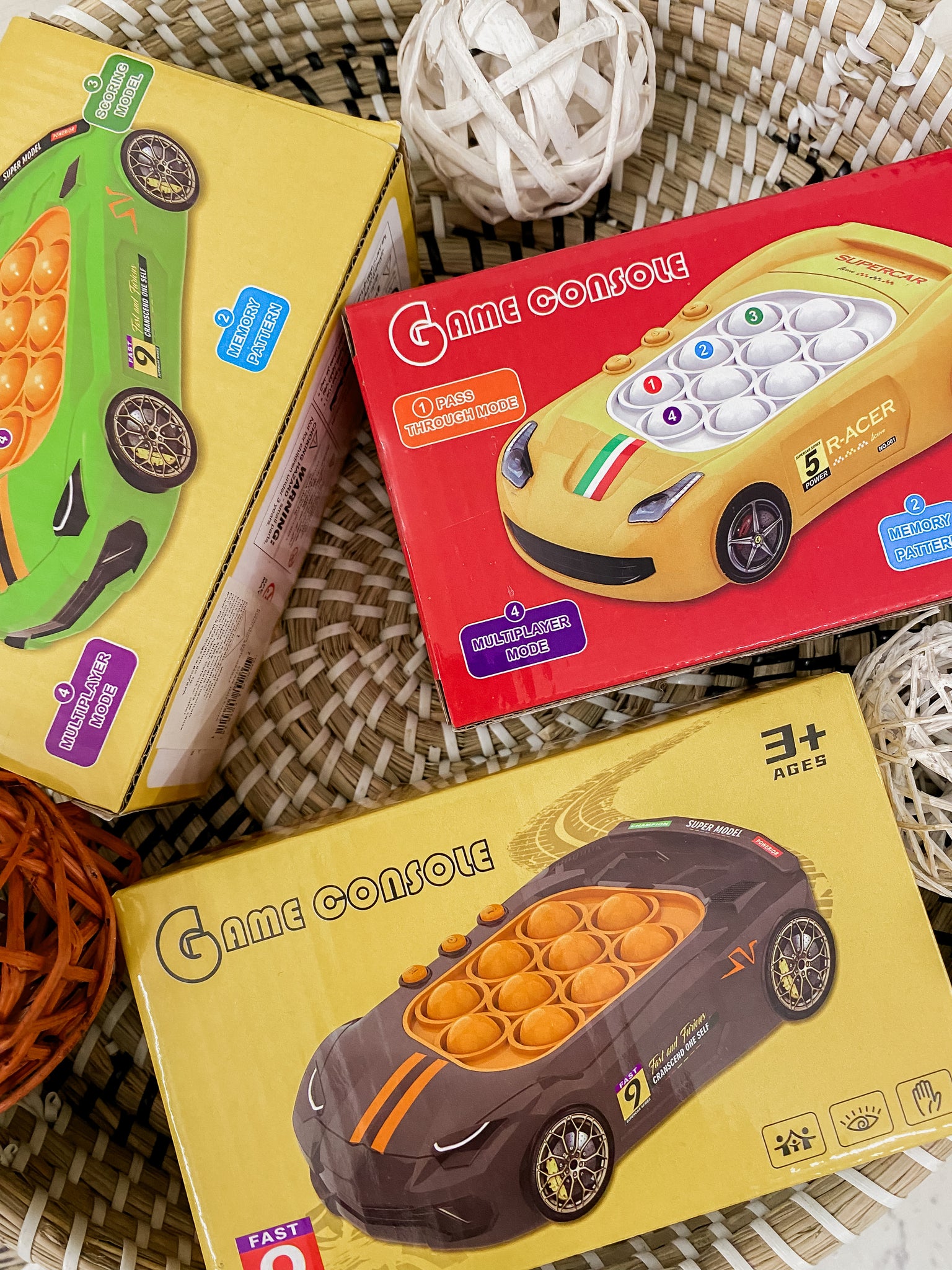Racing Cars Quick Push Pop Game