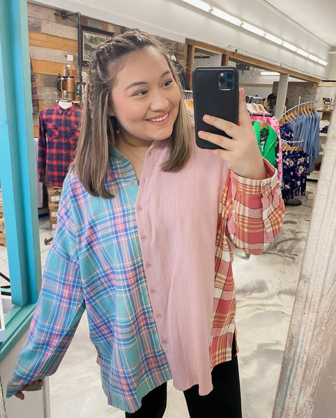 Colorblock Connection Flannel