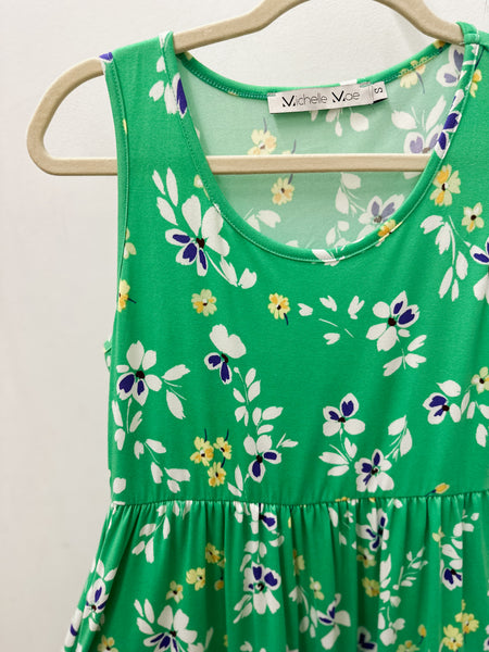 Samantha Maxi Dress Green Floral
