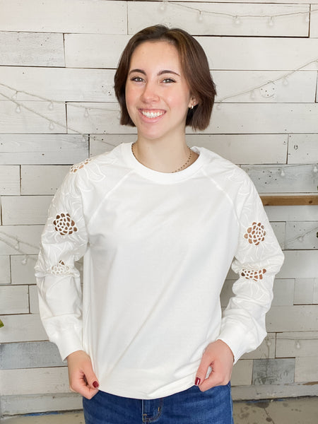 Love Story Pullover In Ivory