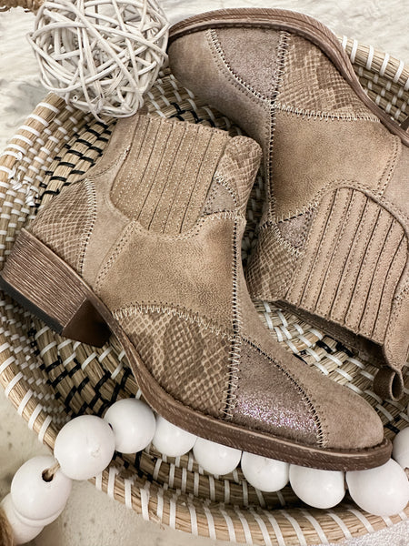 Very G Knox Taupe Bootie- Blowout Friday