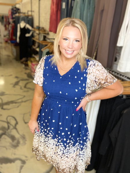 Salute to the Smocked Navy Dress