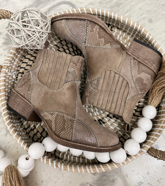 Very G Knox Taupe Bootie- Blowout Friday