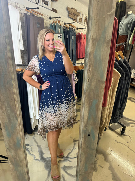 Salute to the Smocked Navy Dress