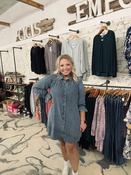 Fall Denim Dress