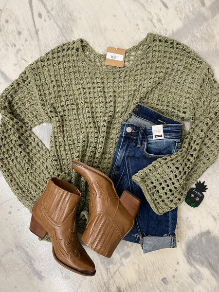 Olive You Alot Sweater