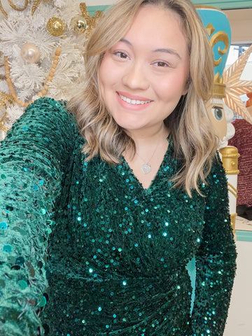 Glitz and Glee Sequin Dress