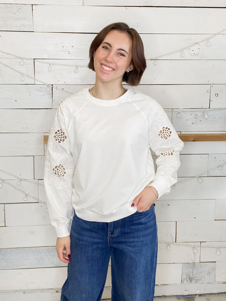 Love Story Pullover In Ivory