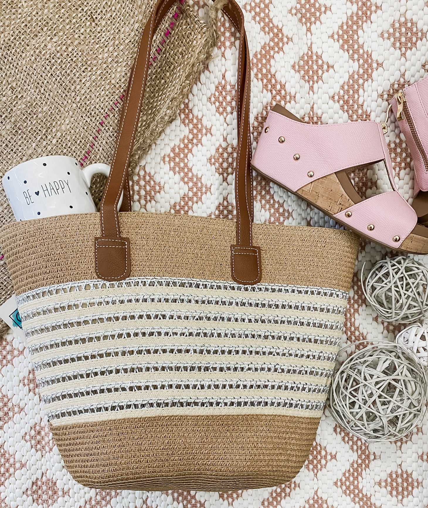 Dark Brown Sparkle Tote STEAL