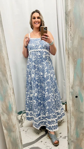 Simply Southern Scalloped Maxi Dress
