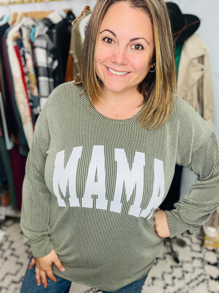 Corded Mama Pullover