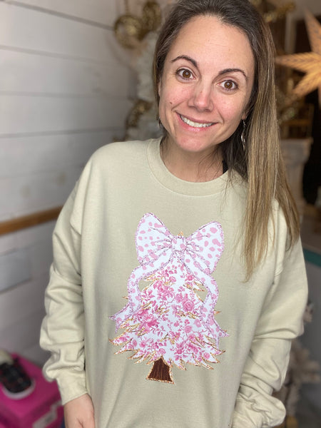 Bridgerton Pink Tree Sweatshirt