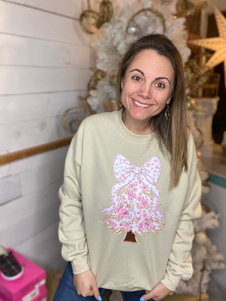Bridgerton Pink Tree Sweatshirt
