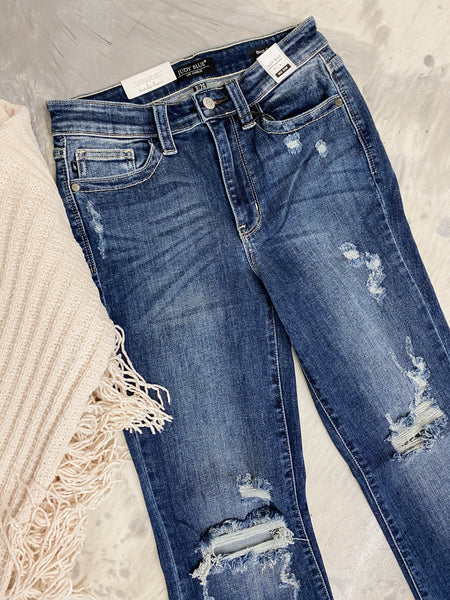 Judy Blue MR Hand Sand & Destroy Bootcut