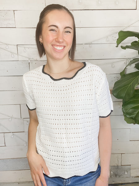 Contrasting Knit