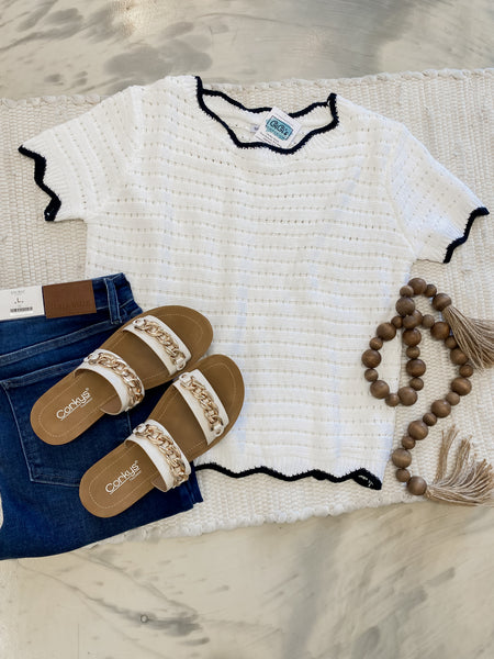 Contrasting Knit