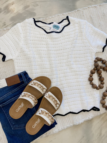 Contrasting Knit