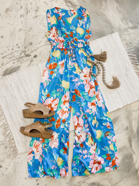 Flowing Floral Jumpsuit