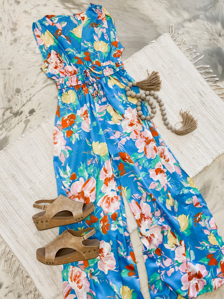 Flowing Floral Jumpsuit