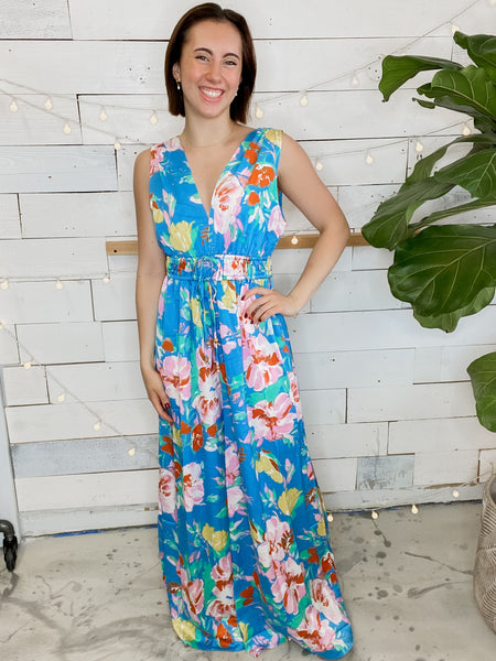 Flowing Floral Jumpsuit